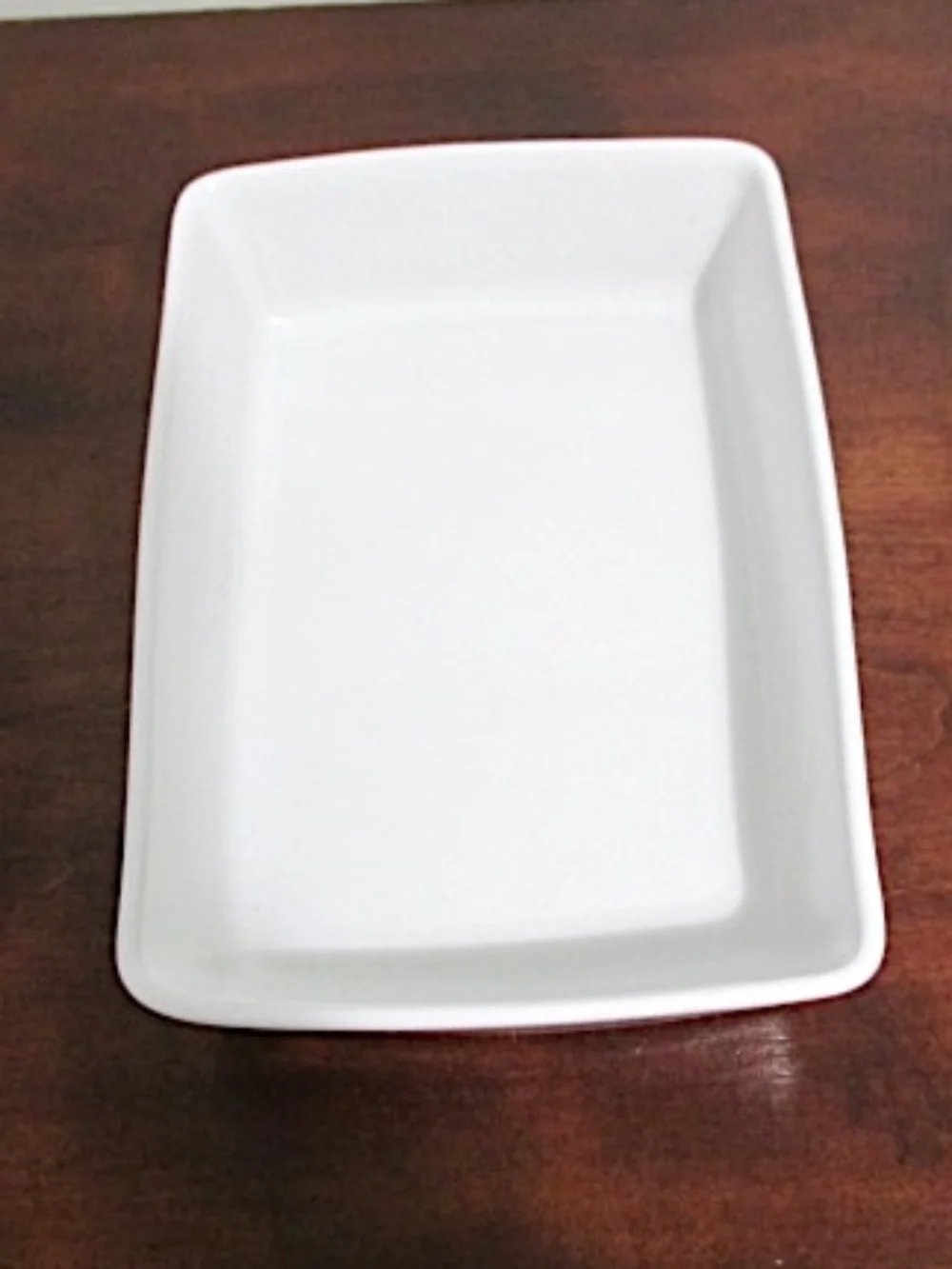 Versatile White Stoneware Baking Dish, Made in Portugal